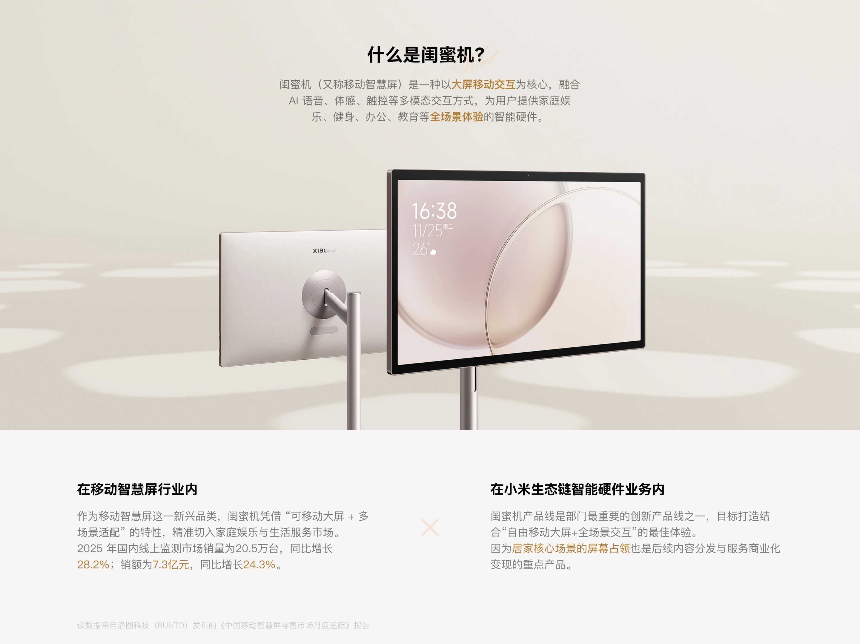 小米智能家庭屏艺术画境体验设计：什么是闺蜜机？